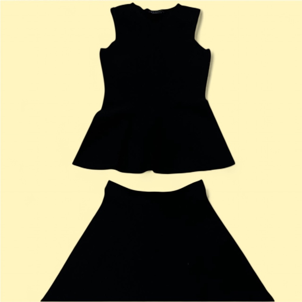 Armani Exchange Kids Black Skirt Set